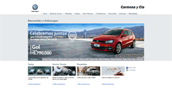 Desktop Screenshot of carmonaycia.volkswagen.cl