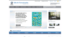 Desktop Screenshot of comunicacion.comerciales.volkswagen.es