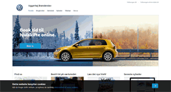 Desktop Screenshot of broenderslev.volkswagen.dk