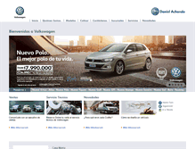 Tablet Screenshot of danielachondo.volkswagen.cl