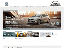 Tablet Screenshot of mjh.volkswagen.cl