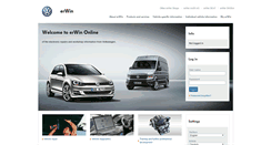 Desktop Screenshot of erwin.volkswagen.de